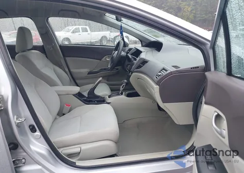 2012 Honda Civic Lx z USA, uszkodzony, nr VIN 2HGFB2F5XCH563268